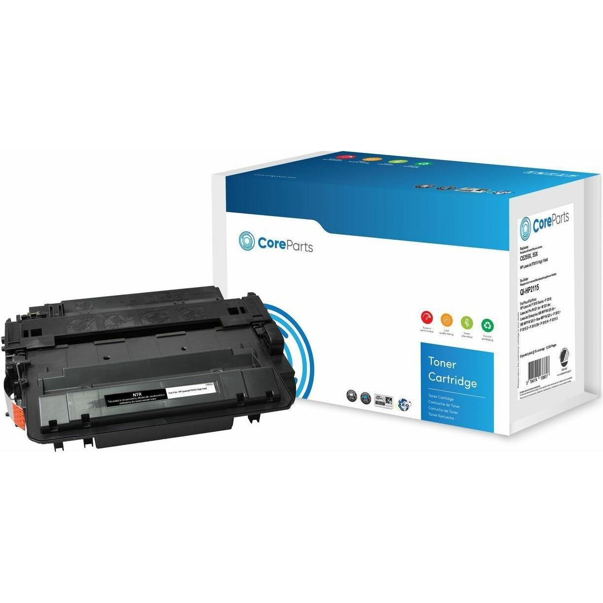 CoreParts, Toner, QI-HP2115 Tonerkartusche (e) Kompatibel (BK)