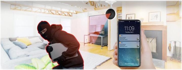 Actual product image Imou IPCam Cue2-D indoor 2MP WLAN 1080P H.264 IR APP (1920 x 1080 Pixels)