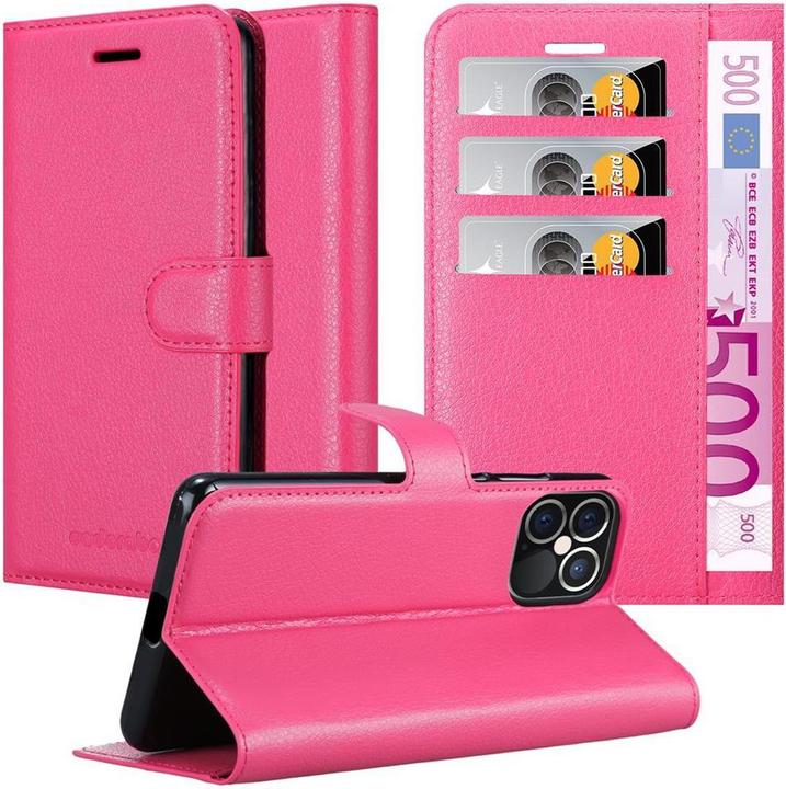 Actual product image Cadorabo Book with stand function cover (Apple iPhone 12 Pro Max)