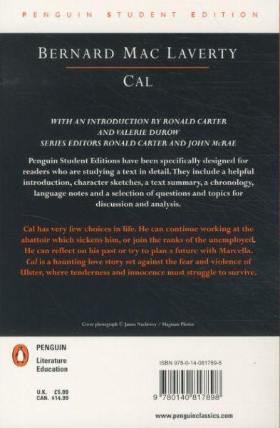 Produktbild Cal (Englisch, Bernard MacLaverty, Ronald Carter, Valerie Durow, 2000)