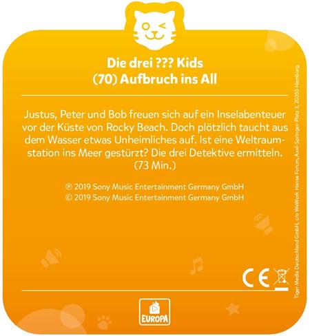 Image du produit Tigermedia Les trois enfants - dans l'espace (Allemand)