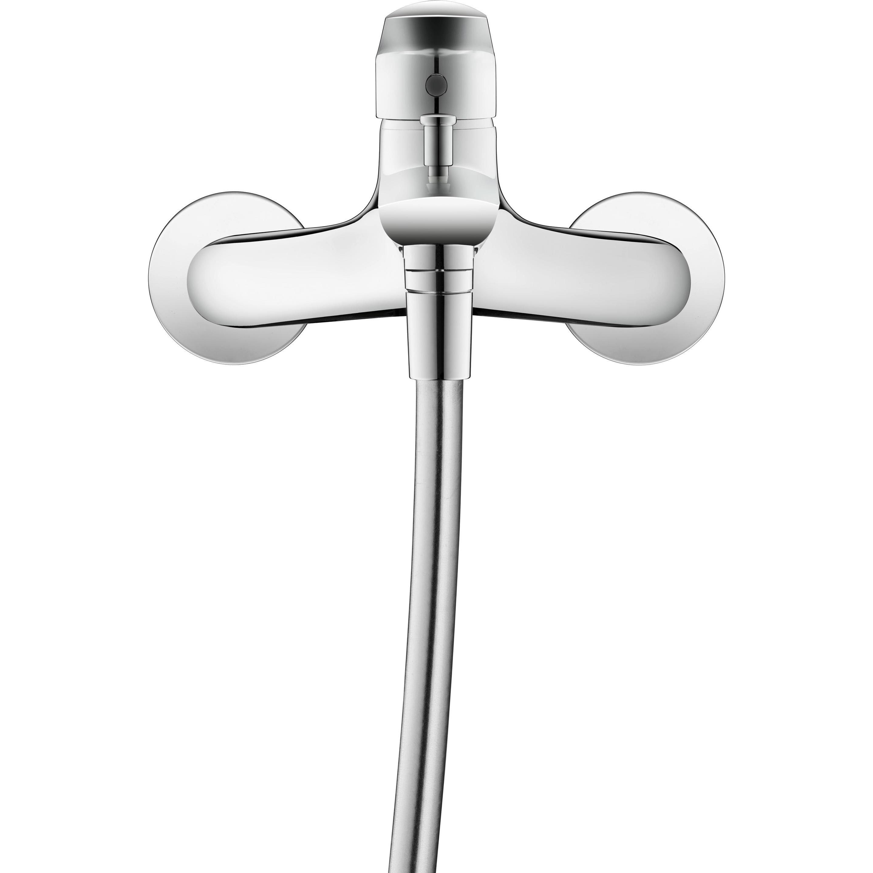 Duravit, Badarmatur, Einhebel-Wannenm. No 1 Aufputz chrom