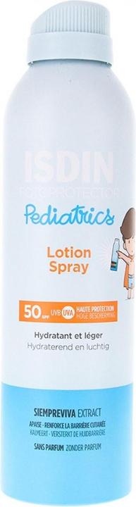 Actual product image Isdin Fotoprotector Pediatrics Spray Lotion Spf50+ 200ml (Sun lotion, SPF 50, 200 ml)
