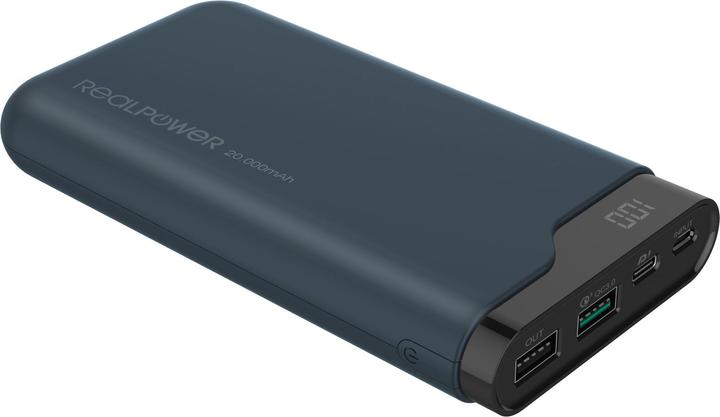 RealPower Powerbank PB (20000 mAh, 18 W, 74 Wh)