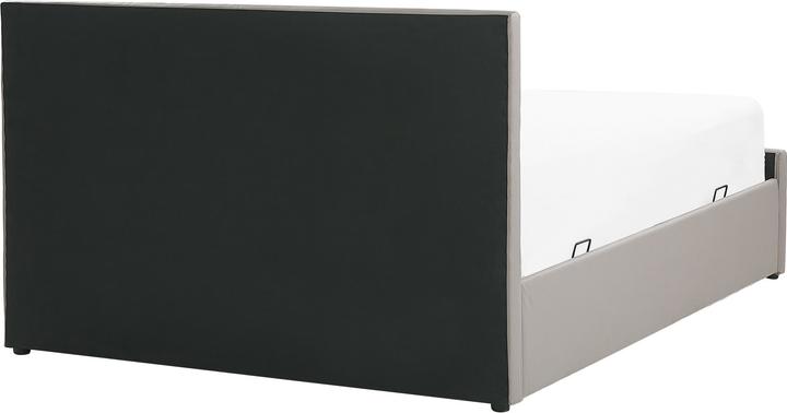 Produktbild Beliani Bett Kunstleder taupe Lattenrost Bettkasten hochklappbar 140 x 200 cm ROCHEFORT (140 x 200 cm)