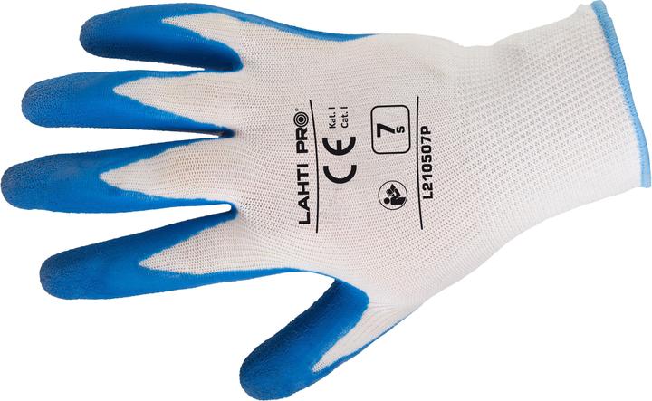 Image du produit Lahti Pro Gants en latex bleu et blanc l210509p, 12 paires, "9", ce, lahti (9)