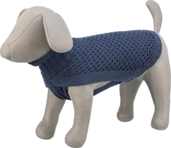 Image du produit Trixie Pull Norwood XS, 27 cm, bleu foncé (XS, Pull-over pour chien)