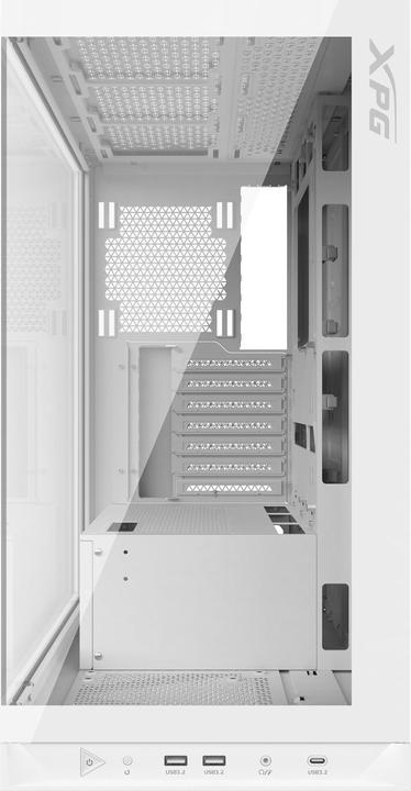 Actual product image XPG Geh INVADER X (Case only) (ATX) Midi Tower white retail (mATX, Mini-ITX, ATX)