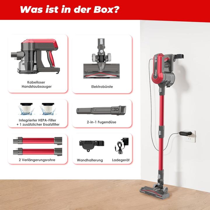 Produktbild Akitas Akku Staubsauger V10A