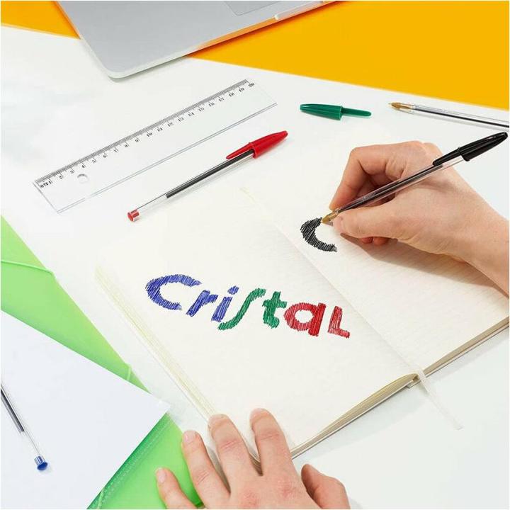 Produktbild Bic Cristal (Transparent, Black, 50 x)