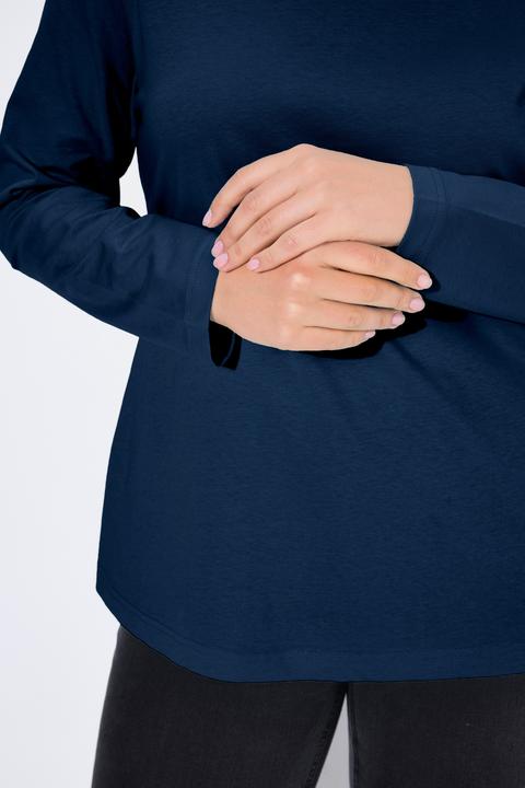 Produktbild Ulla Popken Shirt, Rollkragen, Slim, Langarm (54)