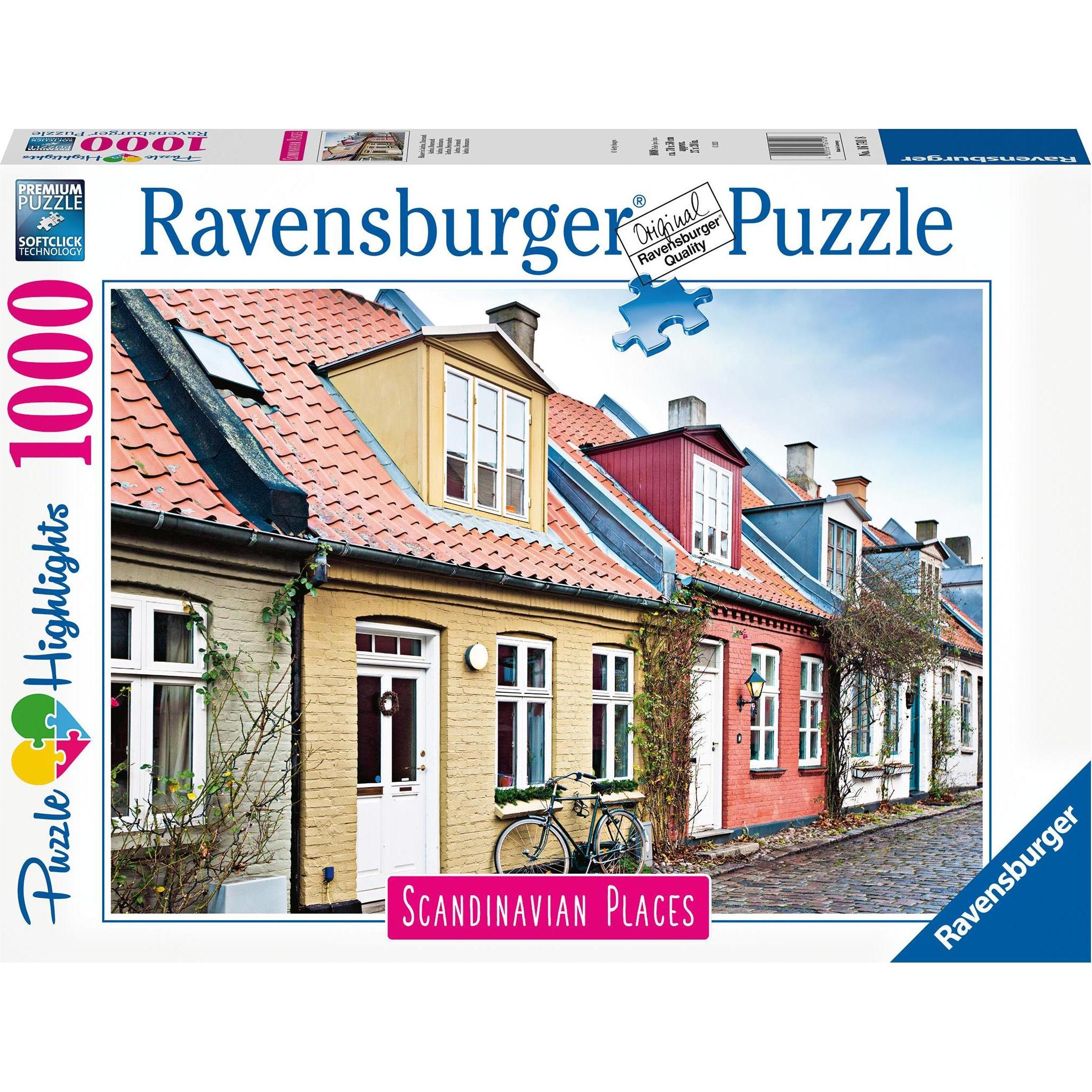 Ravensburger Häuser in Aarhus- Dänemark (1000 Teile)