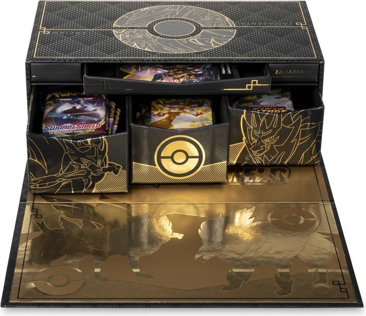 Actual product image Pokémon Sword & Shield Zacian & Zamazenta Ultra Premium Collection (English, Box Set & Collection)