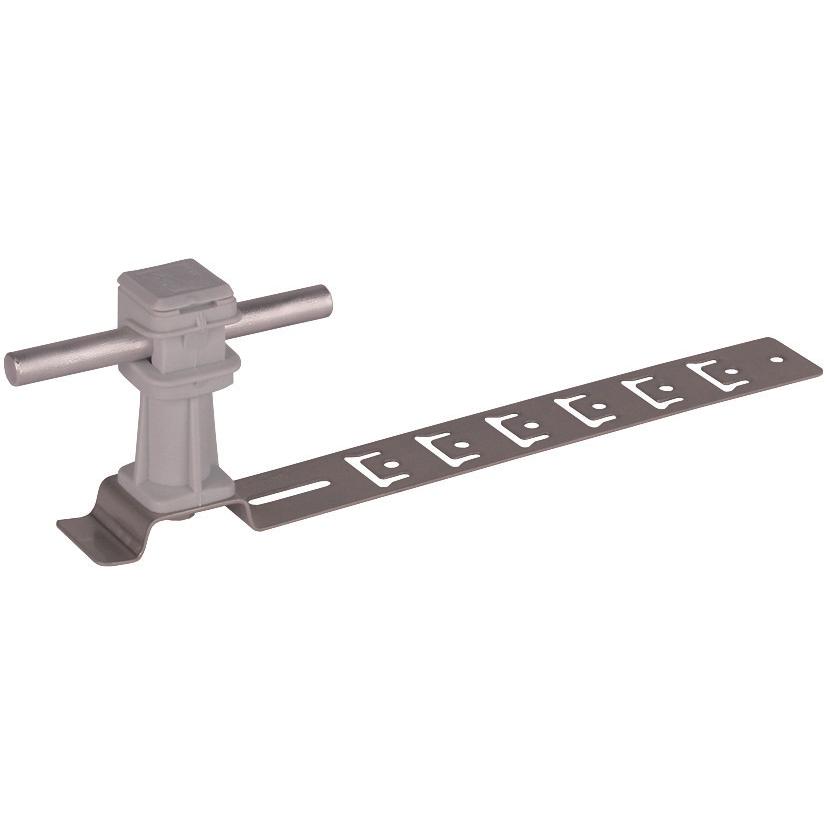Dehn Dachleitungshalter UNIsnap NIRO/K-grau H 204179, SAT Zubehör, Grau
