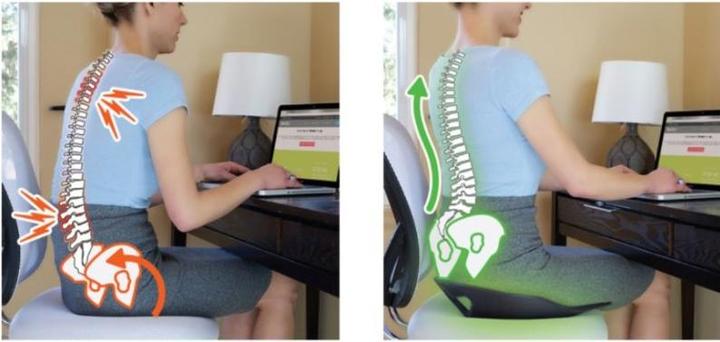 Immagine prodotto BackJoy Cuscino Posture+ nero (38 x 32 cm)