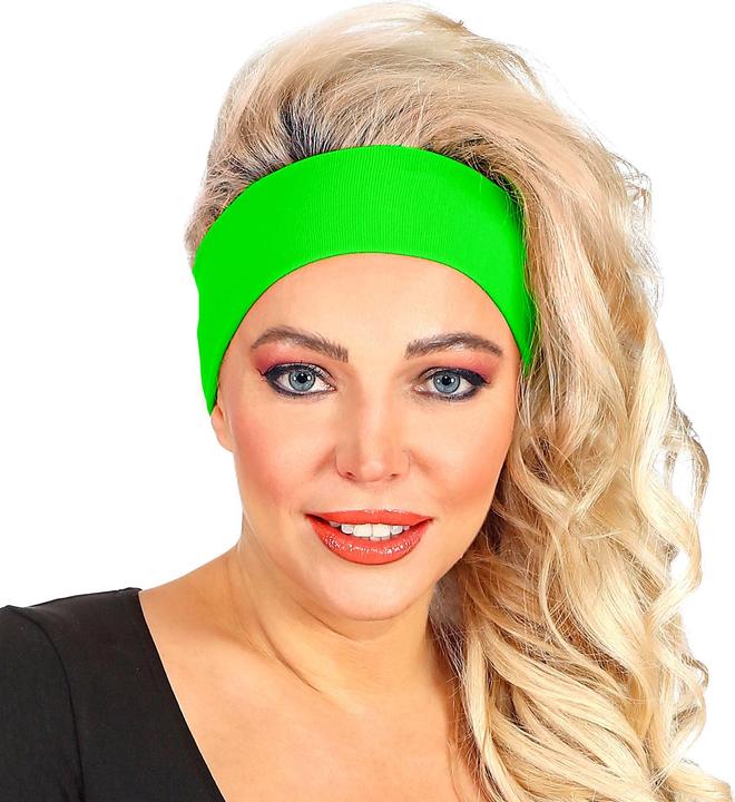 Actual product image Widmann 80s - headband neon green