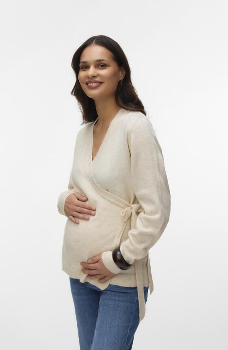 Immagine prodotto Mamalicious Normal geschnitten V-Ausschnitt Pullover Gestricktes Oberteil (M)