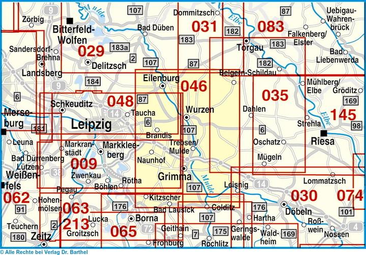 Produktbild Radwander- und Wanderkarte Muldental, Grimma, Wurzen, Eilenburg und Umgebung 1 : 50 000: Ausflüge zw
