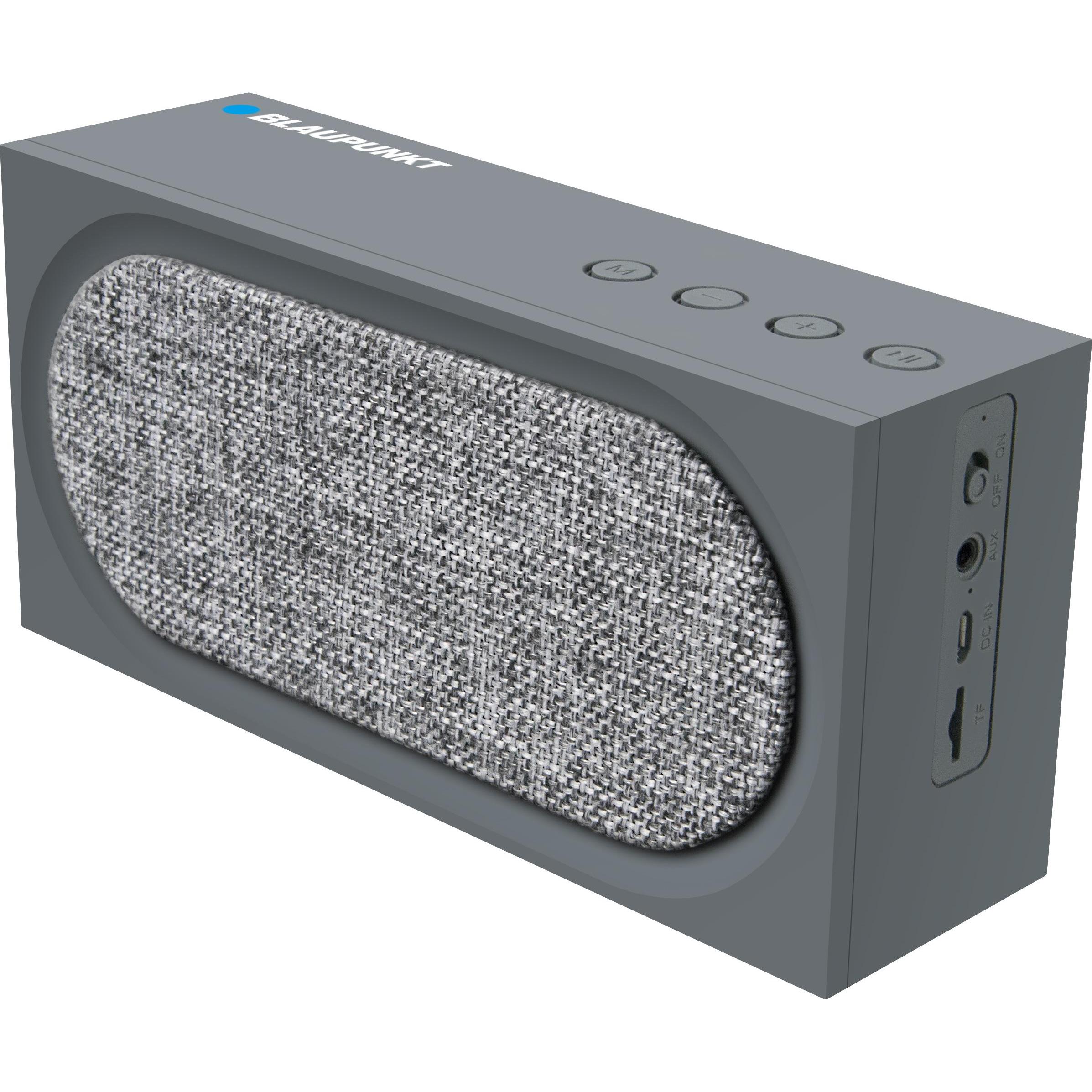 Thumbnail - Blaupunkt Portable bluetooth speaker BT06GY, 5W FM PLL SD/USB/AUX (5 h, Akkubetrieb), Bluetooth Lautsprecher, Grau