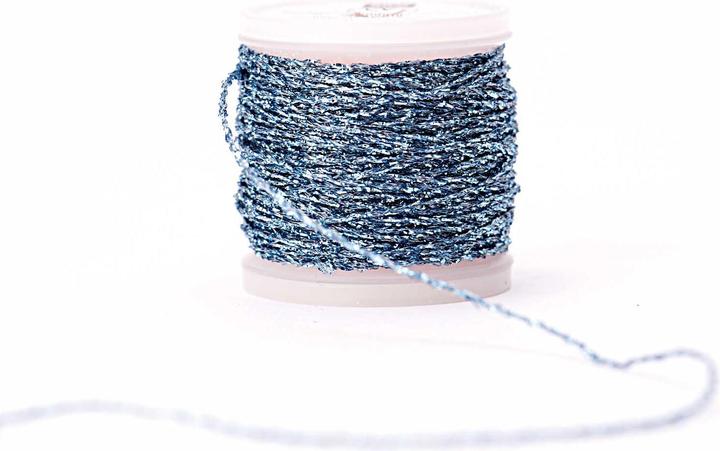 Actual product image Rico Design Embroidery Thread Metallic Blue (40 m)