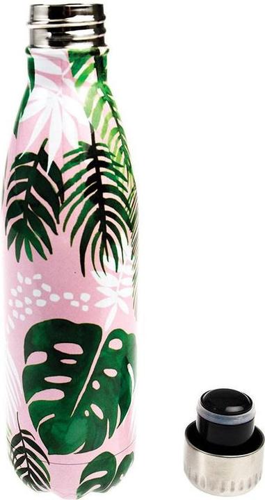 Actual product image Rex London Stainless Steel Drinking Bottle, Insulated "Tropical Palm (0.50 l)