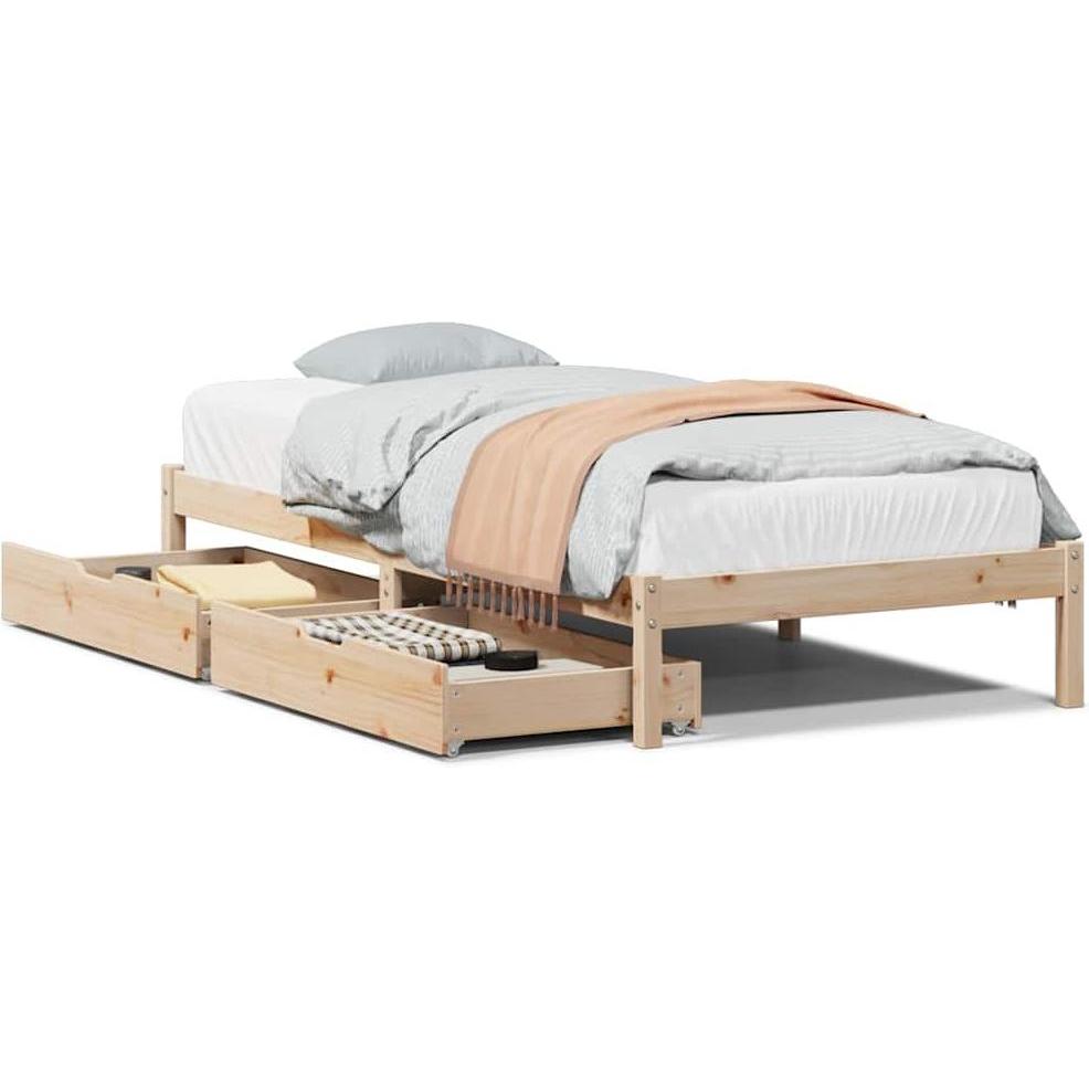 VidaXL, Bett, Bett ohne Matratze (100 x 200 cm)