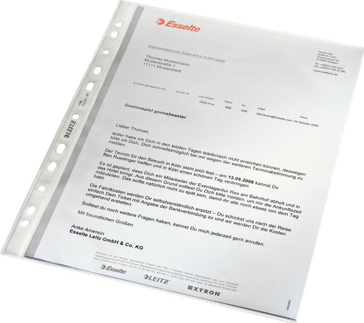 Produktbild Leitz Standard Prospekthülle (A4, 100 x)