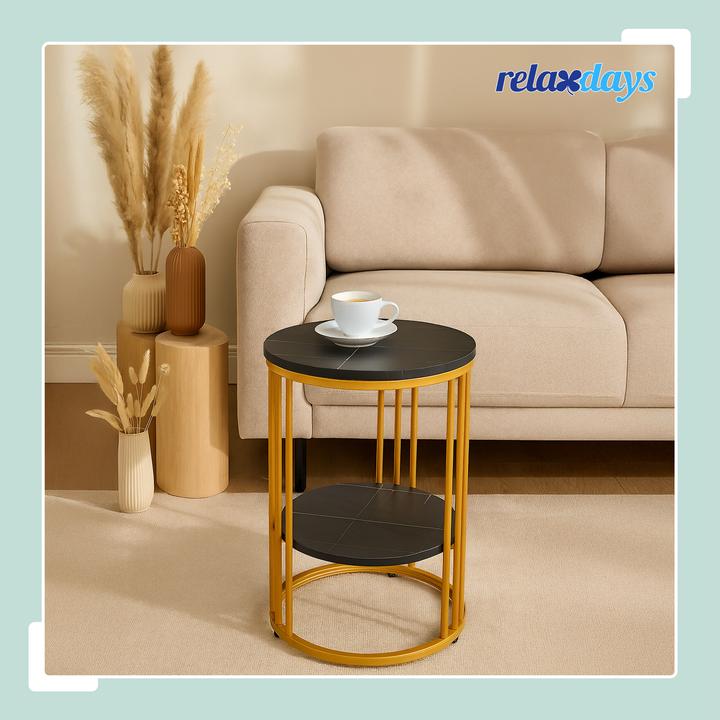 Actual product image Relaxdays Side Table (40 x 40 x 56 cm)