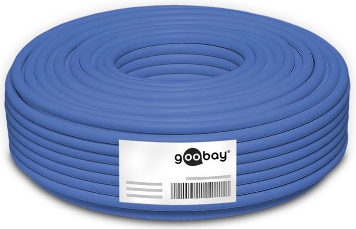 Image du produit Goobay Câble réseau CAT 6a U/UTP 4 x (U/UTP, CAT6a, 50 m)