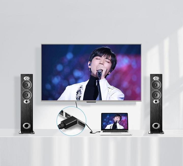 Produktbild Ugreen Mini Display Port zu HDMI Adapter Konverter 1080P (HDMI, Mini DP, 14 cm)