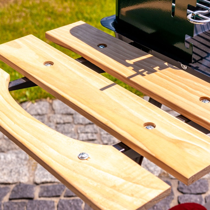 Actual product image Mirpol Rectangular Charcoal Grill on Wheels (29 cm)