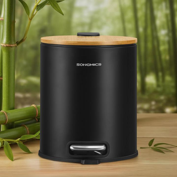 Songmics Kosmetikeimer mit Bambusdeckel, 6 Liter - kaufen bei Galaxus -  Galaxus