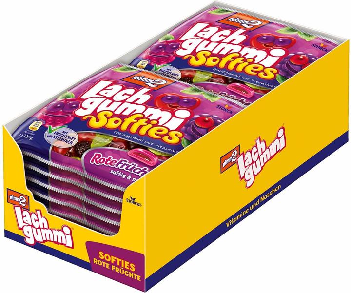 nimm2 Gomme au saumon Softies Fruits rouges Gomme aux fruits 225,0 g ...