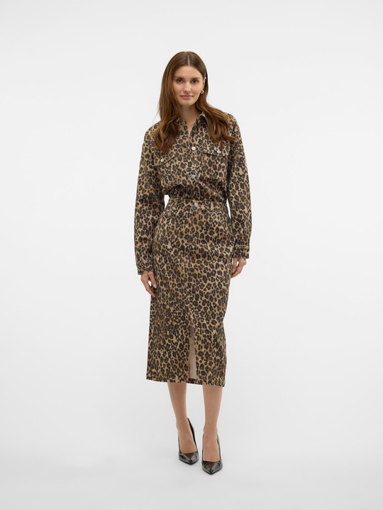 Produktbild Vero Moda VMVERI Hohe Taille Langer Rock Kunstlederrock (XS)