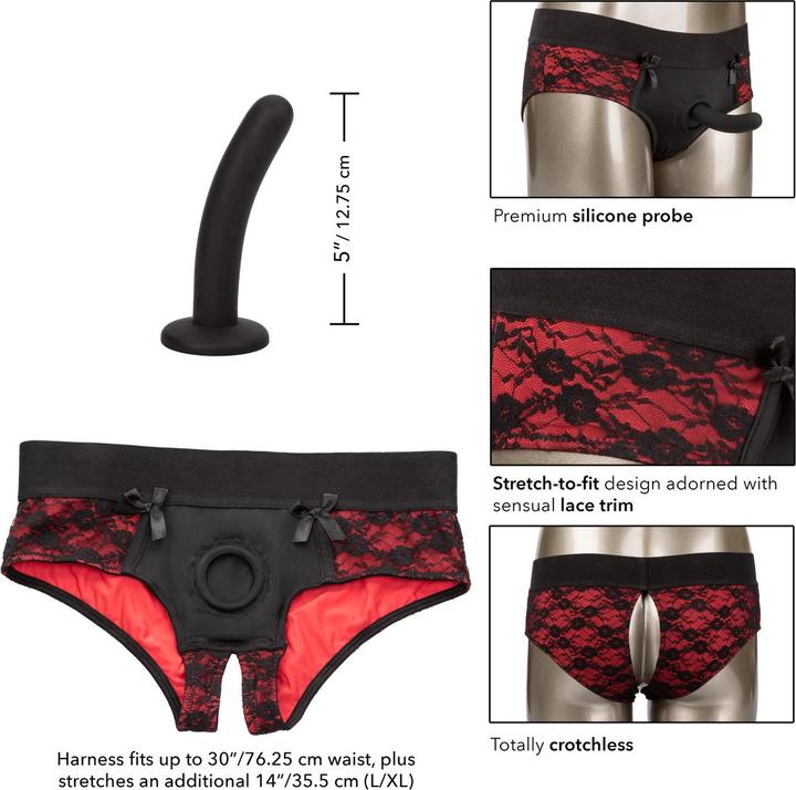 Actual product image CalExotics Scandal Crotchless Set L/XL