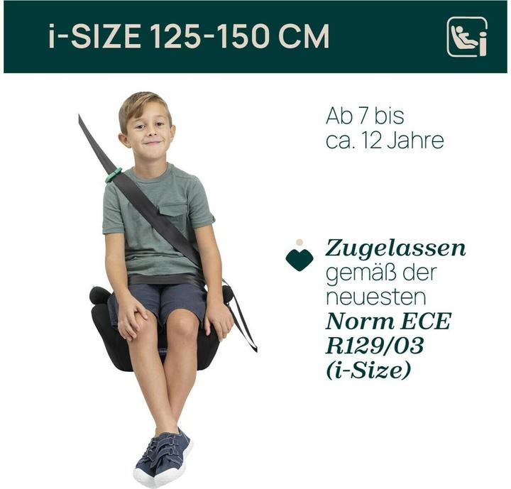 Produktbild Chicco Sitzerhöhung Quasar i-Size Grey (Kindersitzerhöhung, ECE R129/i-Size Norm)