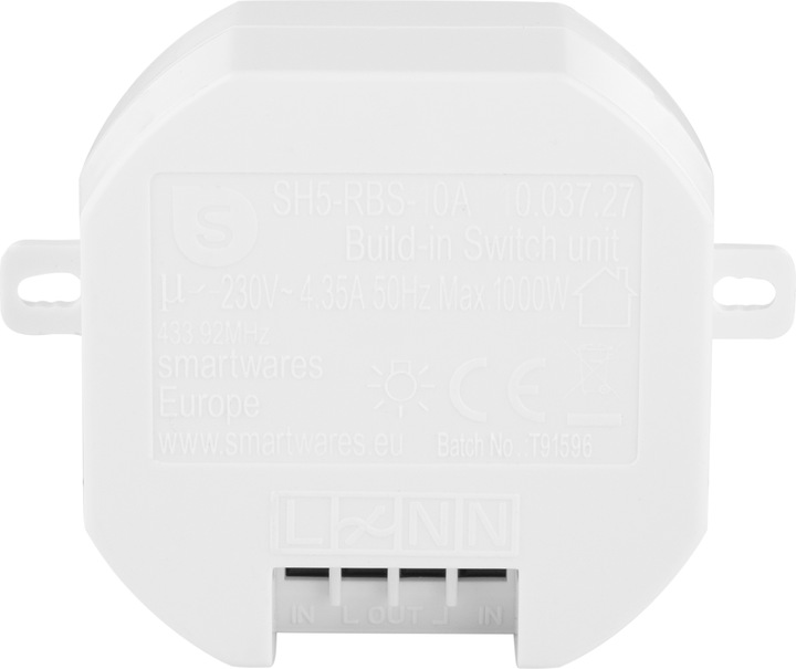 Produktbild Smartwares Lichtschalter-Set Funk-Einbauschalter + Fernbedienung (Heizungsaktor)