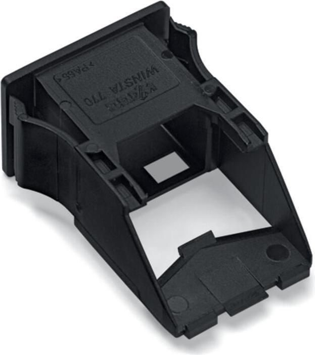 Produktbild Wago Snap-In-Rahmen Schwarz 100 St.