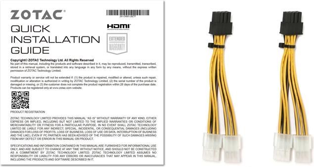 Image du produit Zotac RTX3080 Trinity OC (12 Go)