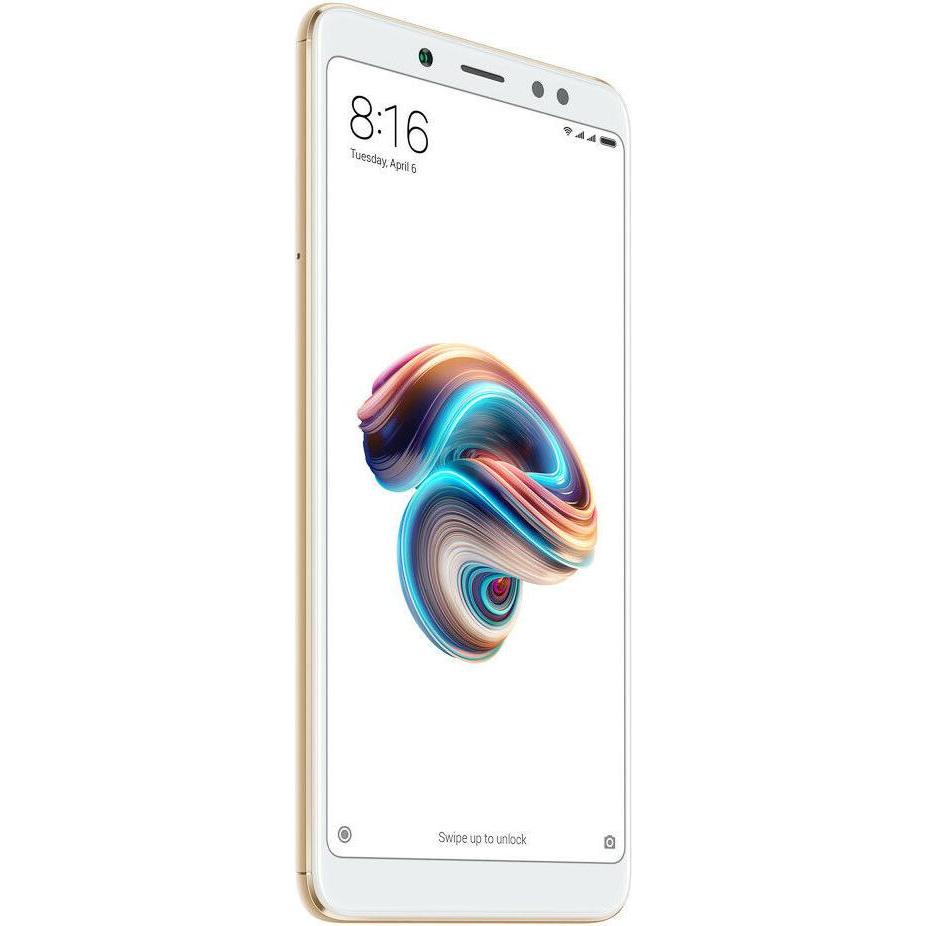 Xiaomi Redmi Note 5 (64 GB, Gold, 6", Hybrid Dual SIM, 4G), Smartphone, Weiss, Gold