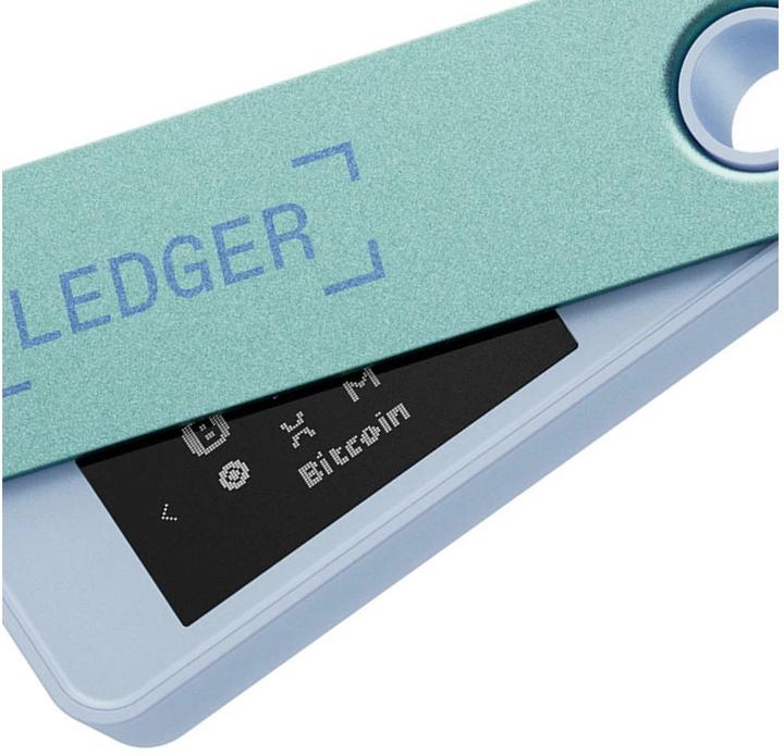 Produktbild Ledger Nano S Plus - Pastel Green (Litecoin, Bitcoin, Cardano, Ether, Dogecoin, TRON, Ethereum Classic, Monero, Ripple, Bitcoin Cash, Stellar)