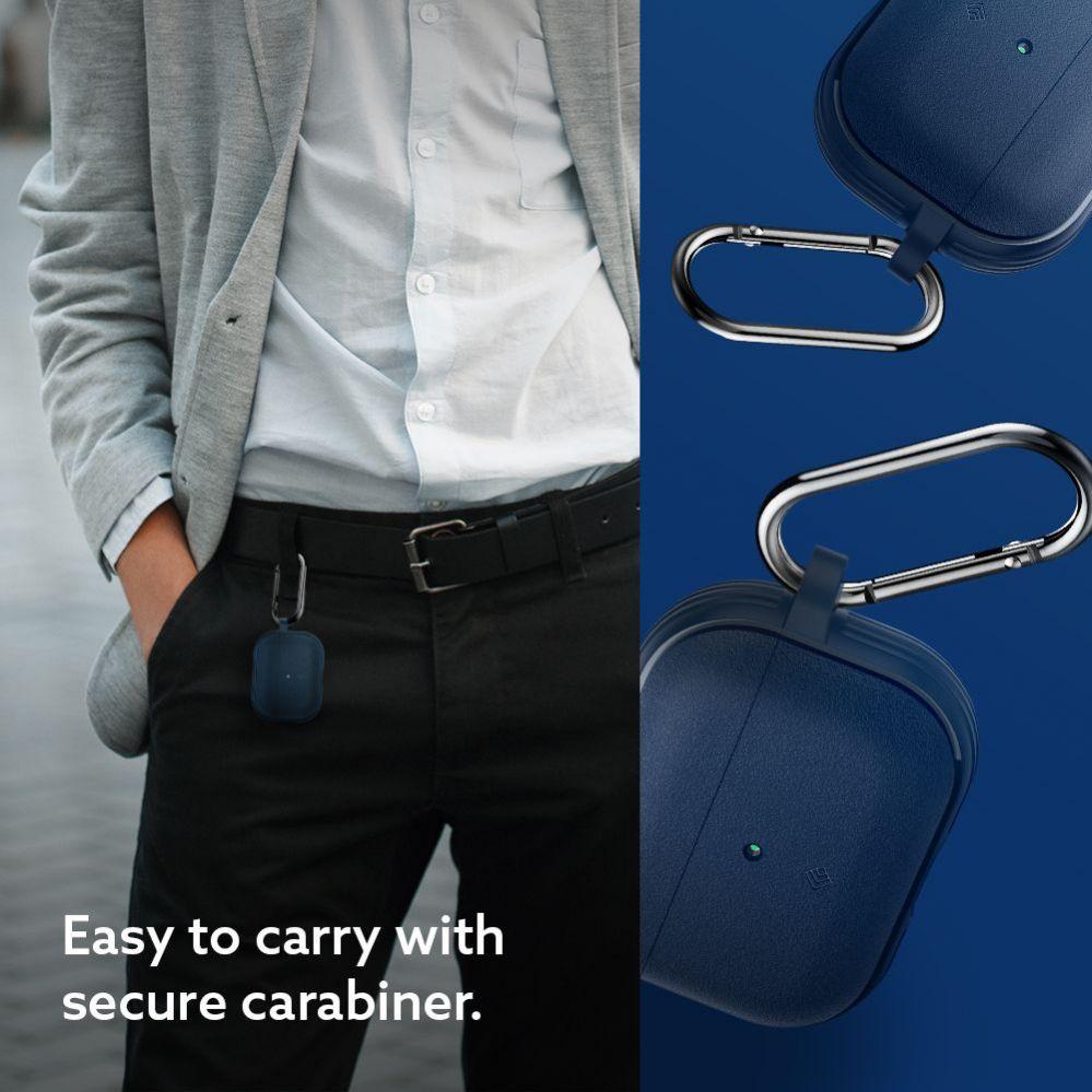 Thumbnail - Spigen Caseology Vault Apple AirPods Pro 1/2 Case - Blue, Kopfhörertasche + Schutzhülle, Blau