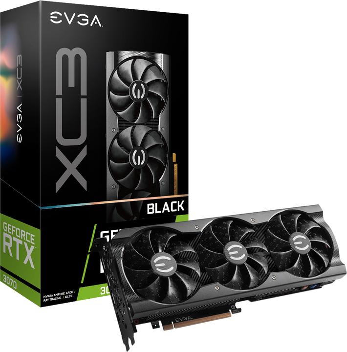Produktbild EVGA RTX3070 XC3 Gaming LHR GDDR6 HDMI 3xDP (8.19 GB)