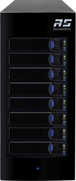 Image du produit HighPoint RocketStor 6418AS - Baie de disques durs - 8 baies (SATA-600 / SAS-2) (3.5", 2.5")