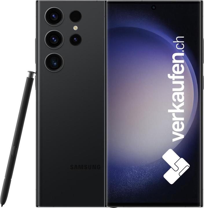 verkaufen.ch Galaxy S23 Ultra 5G (256 GB, Phantom Black, 6.80", Doppia SIM, B / Molto bene)