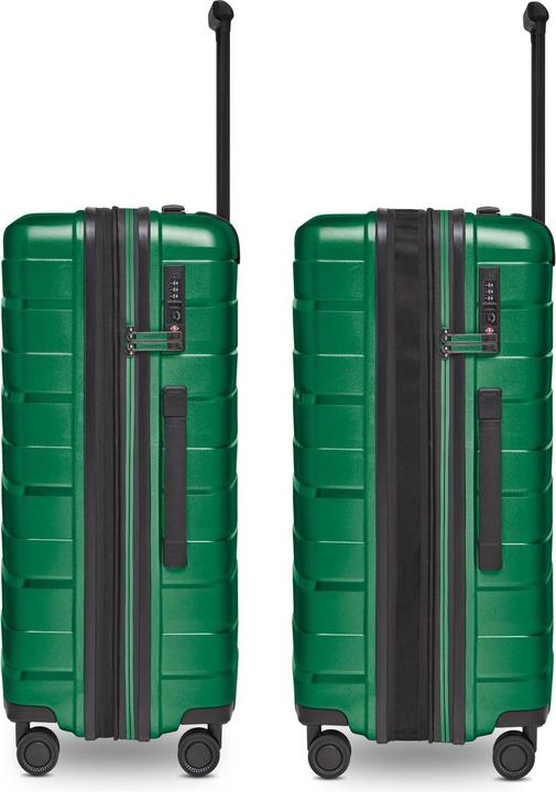 Actual product image Bergpfeil Travel 4-Rollen Trolley M 66 cm mit Dehnfalte (72 l)