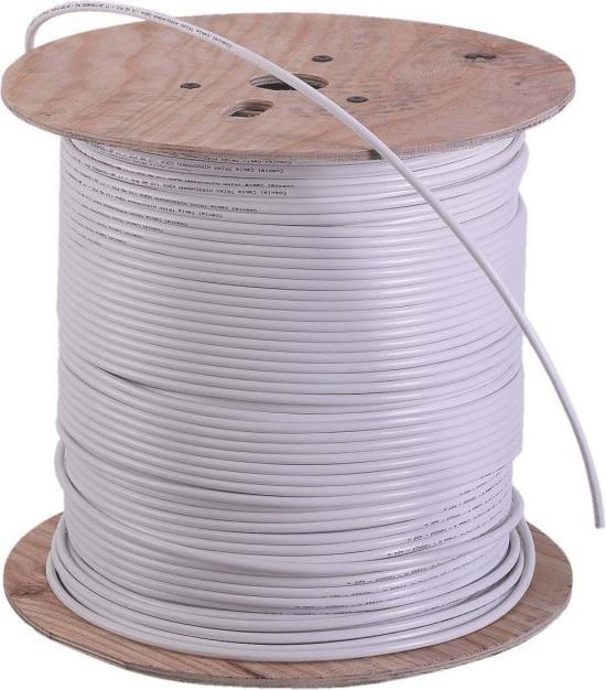 Produktbild Triax Koax-Kabel KOKA 110 A+ PVC weiss 500m Trommel,120dB Dämpfung 151615 500 (Antennenkabel)