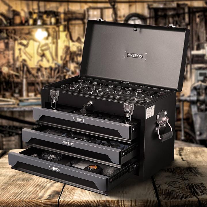 Actual product image Arebos Toolbox (172 pieces)