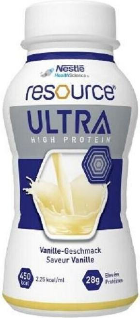 Image du produit Nestlé Resource Ultra + Vanille CH 4 Fl 200 ml (Vanille)