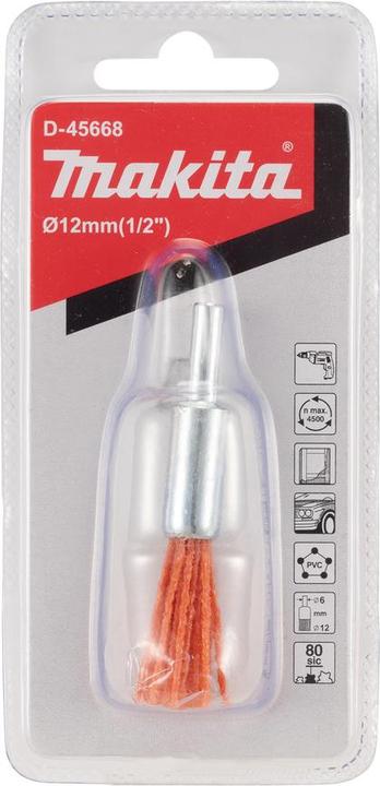 Produktbild Makita Zubehör D-45668 Bürste 6 x 12 mm Nylon K80 (80)